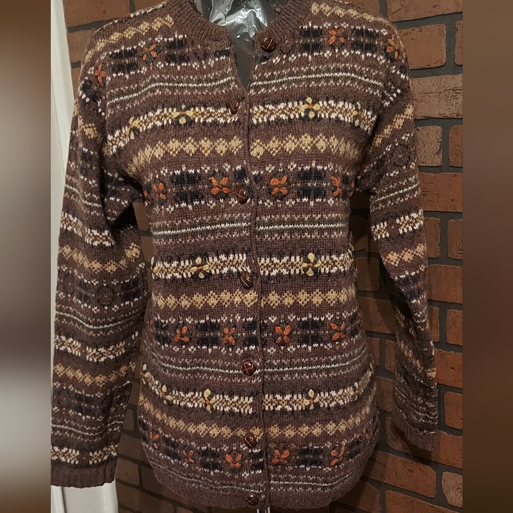 Point Zero by Nicole Benisti Wool Cardigan